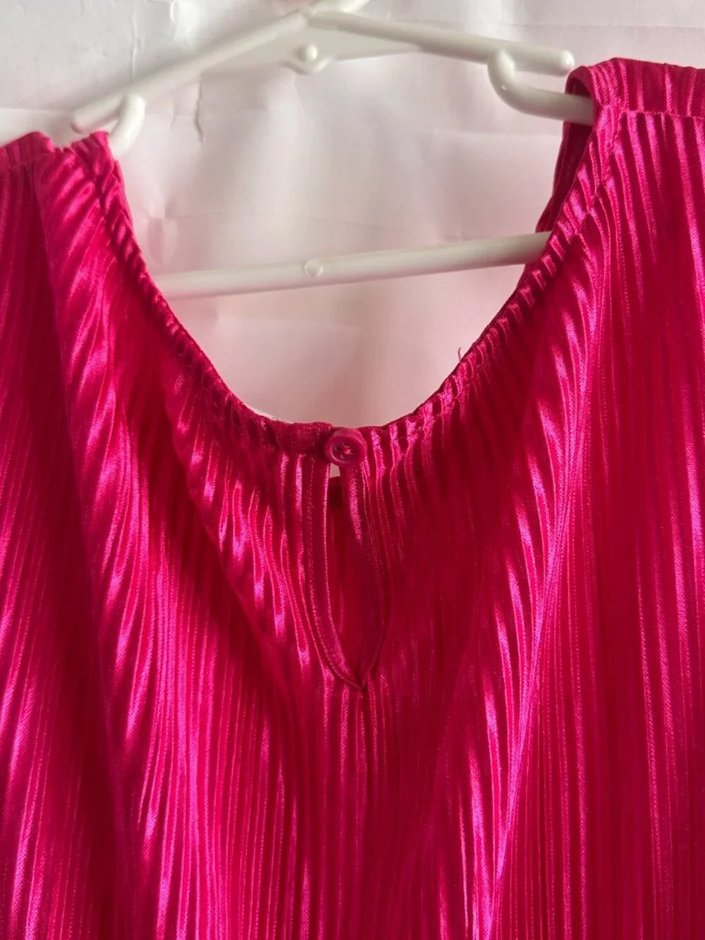 Wonder Nation Girls Magenta Pleated Romper Size 6/6X Dressy Casual Party Outfit